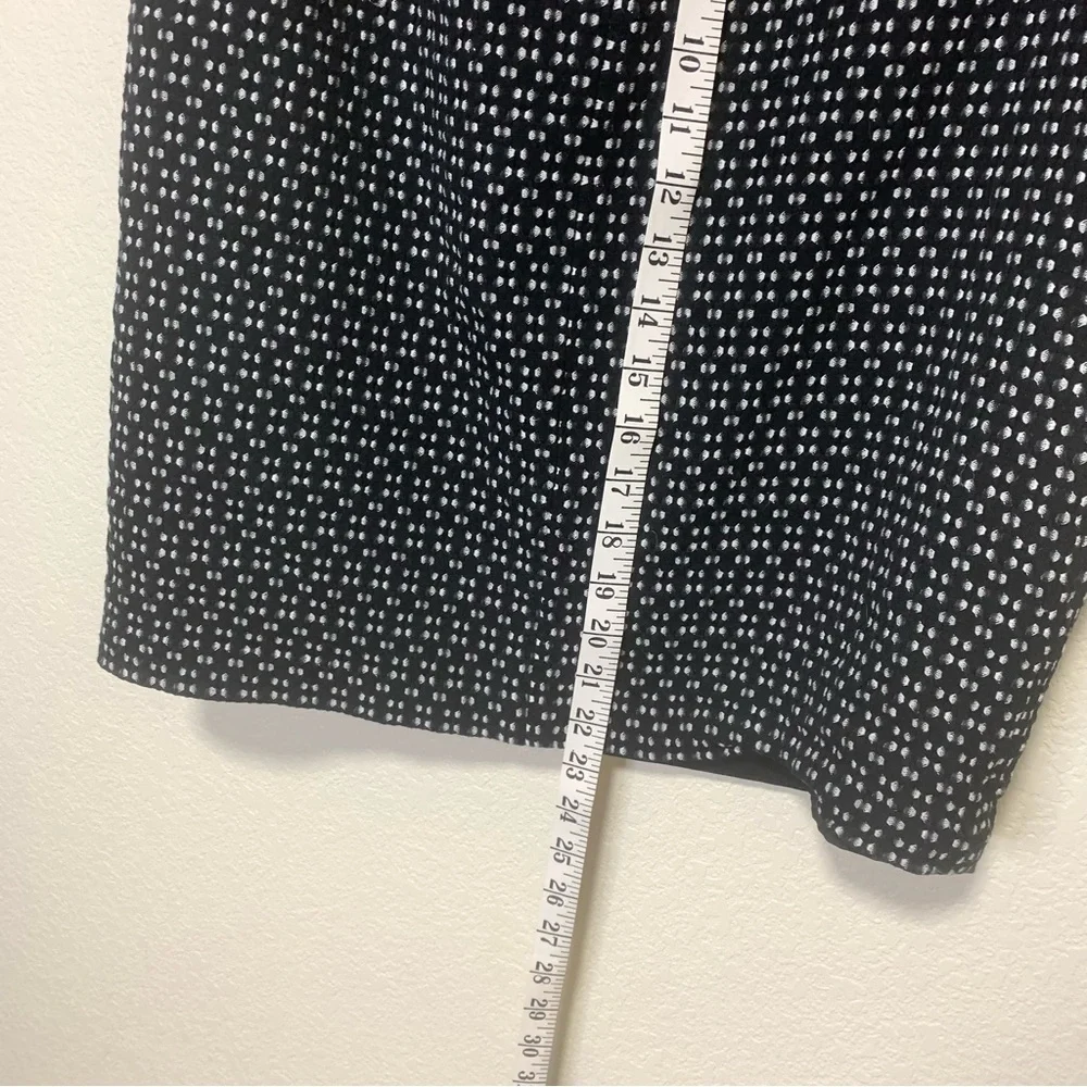 Anne Klein black & white textured pencil skirt